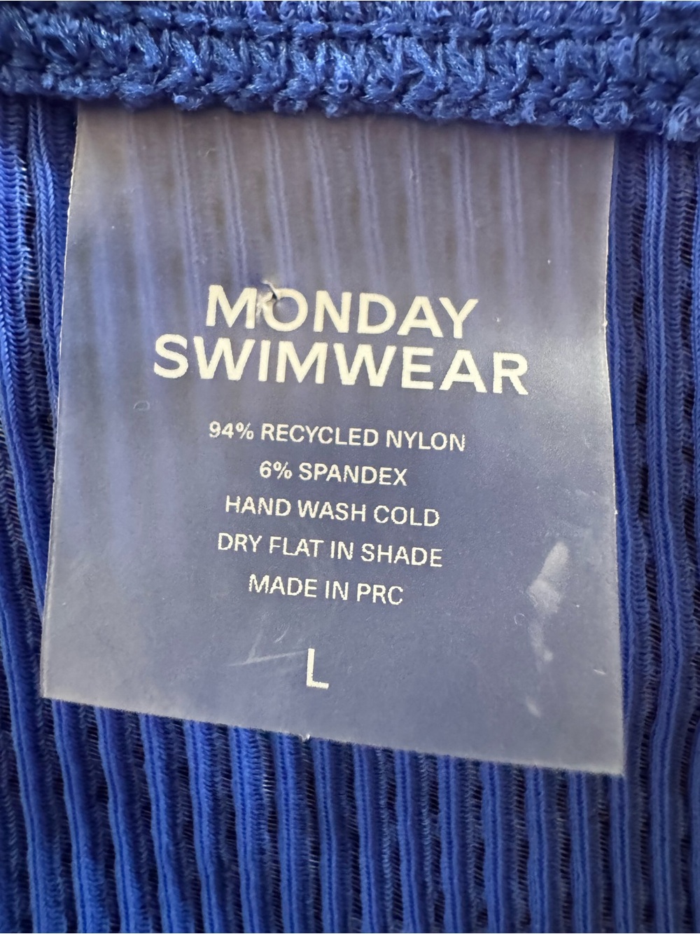 Monday Swimwear wrap swim top - size L NWOT - Picture 15 of 15